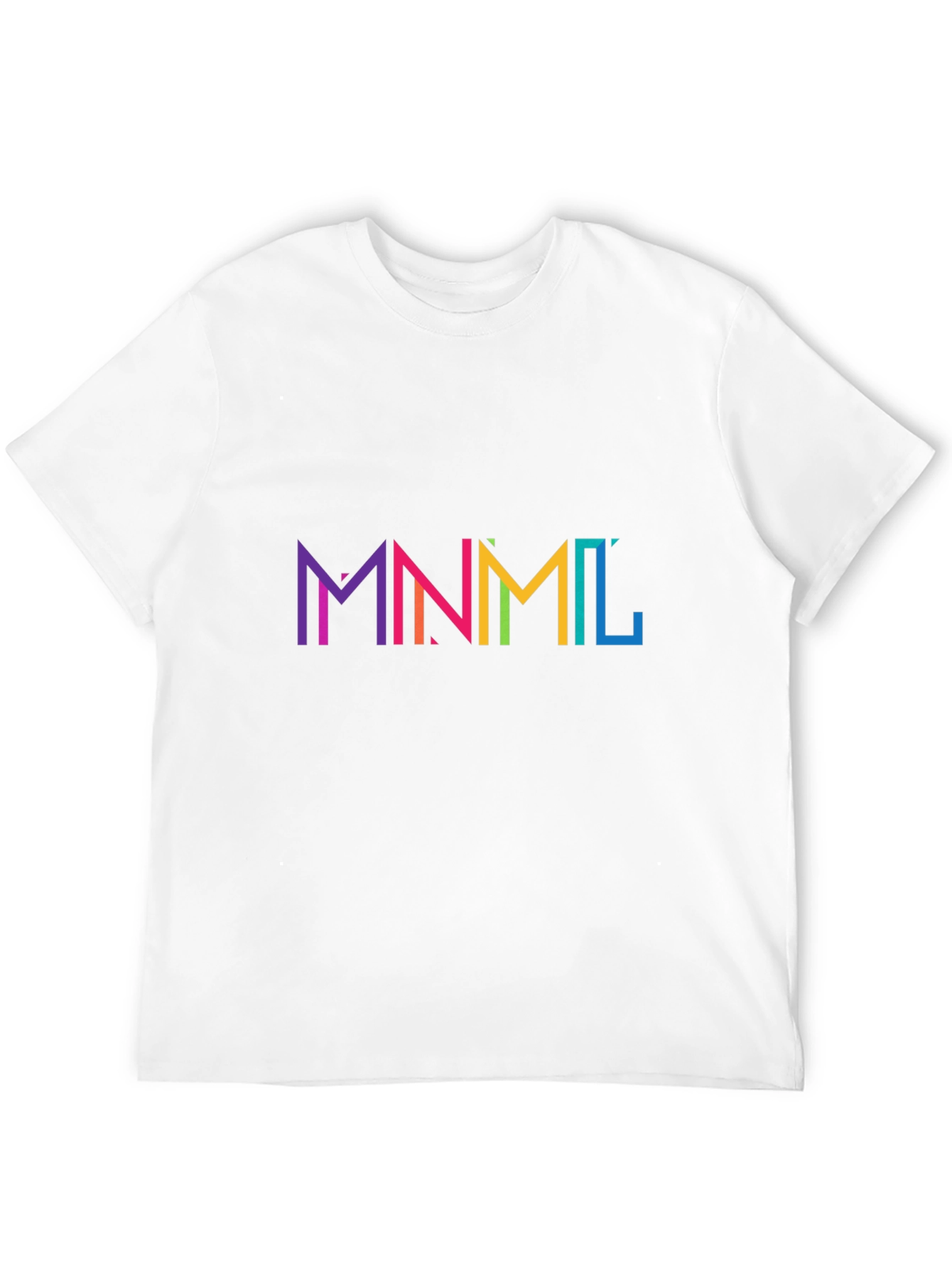 MNML Rainbow Graphic Black T-Shirt