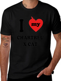 I Heart My Chartreux Cat T-Shirt