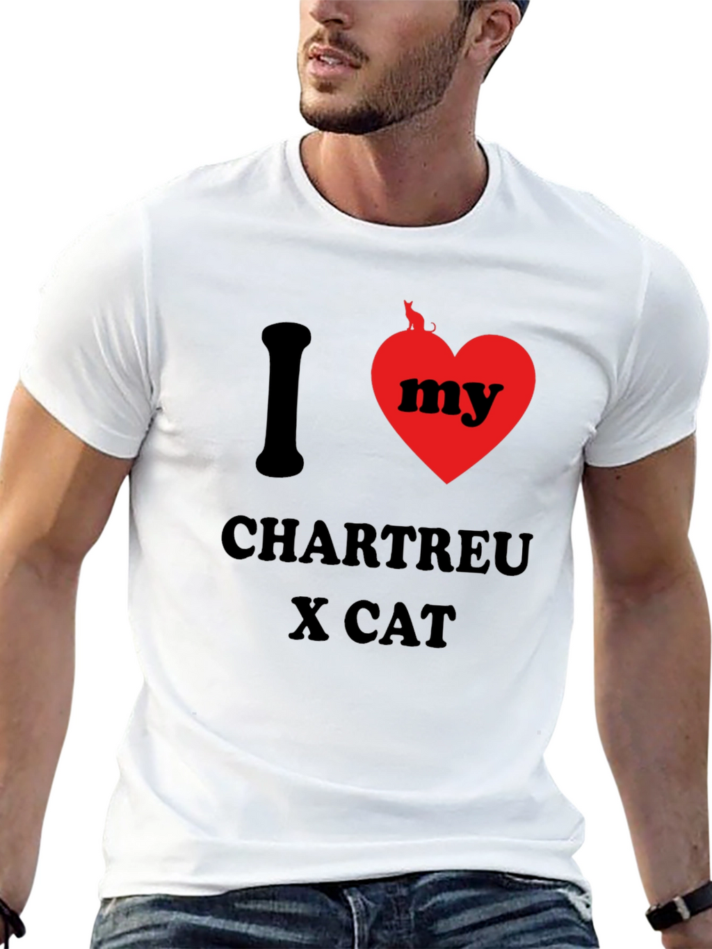 I Heart My Chartreux Cat T-Shirt