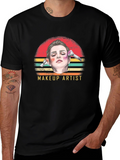 Makeup Artist Graphic T-Shirt Unisex