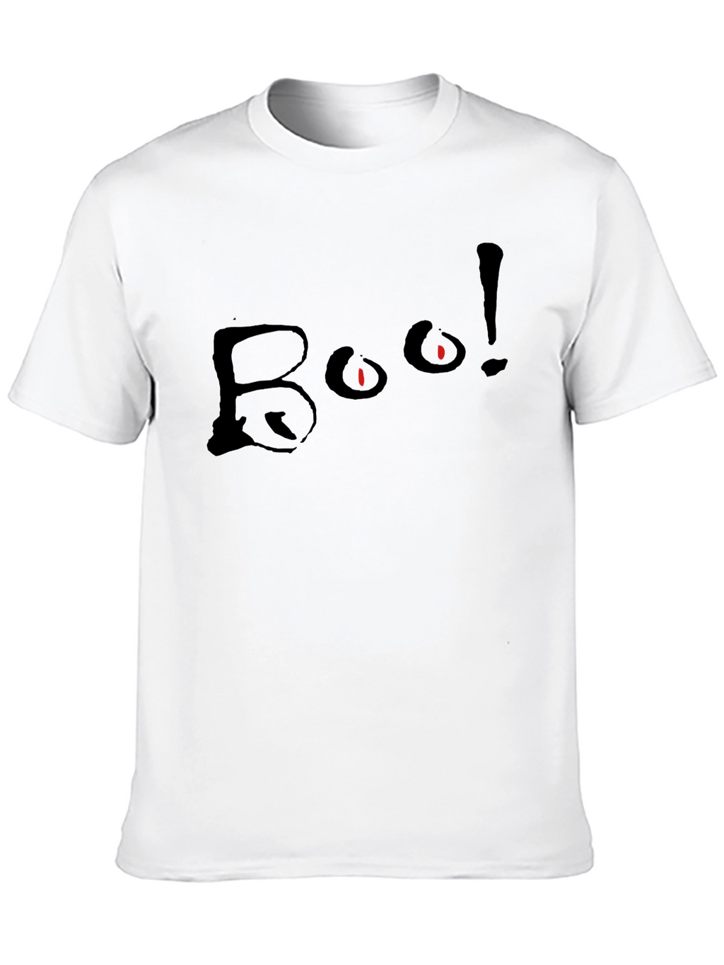 Boo! Halloween Black T-Shirt - Spooky Season Apparel