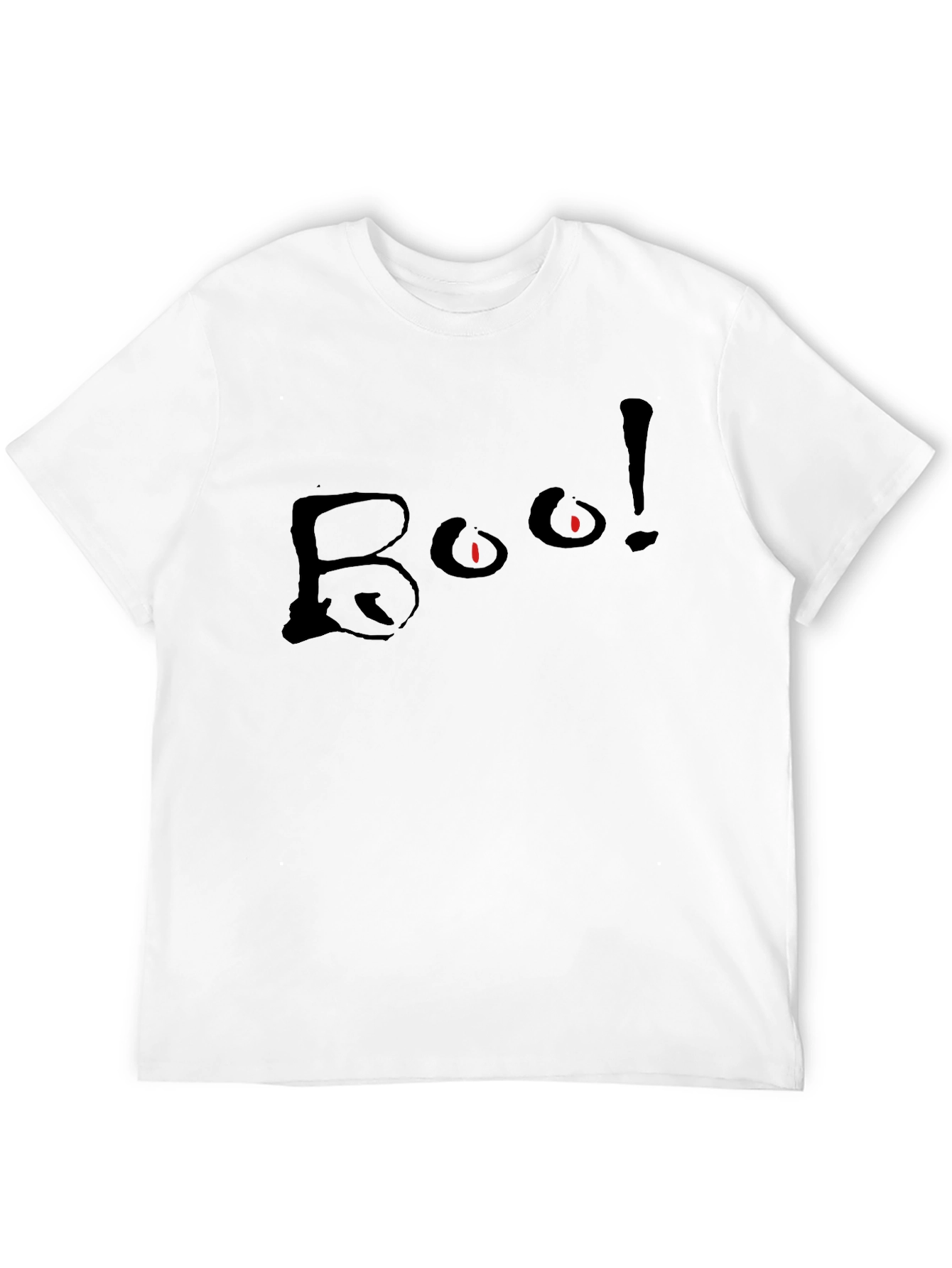 Boo! Halloween Black T-Shirt - Spooky Season Apparel