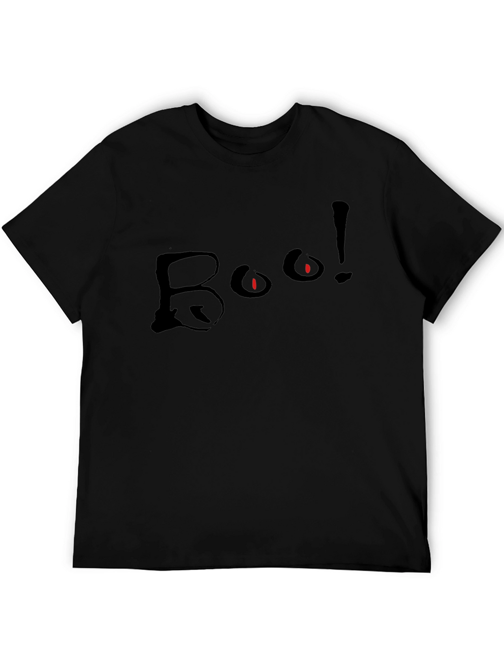 Boo! Halloween Black T-Shirt - Spooky Season Apparel