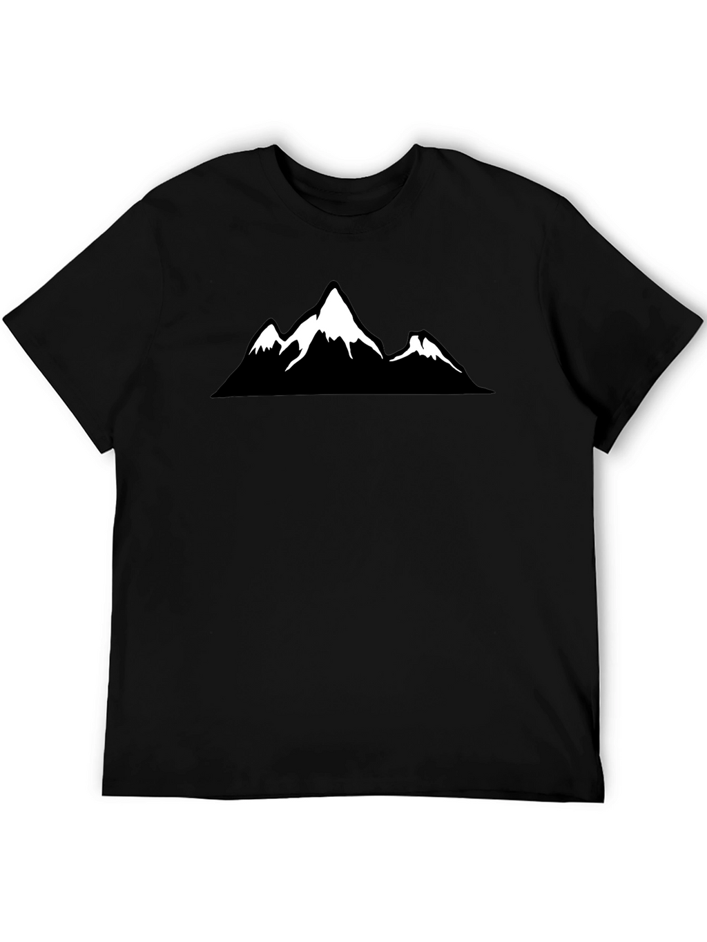 Mountain Graphic Black T-Shirt - Adventure Ready