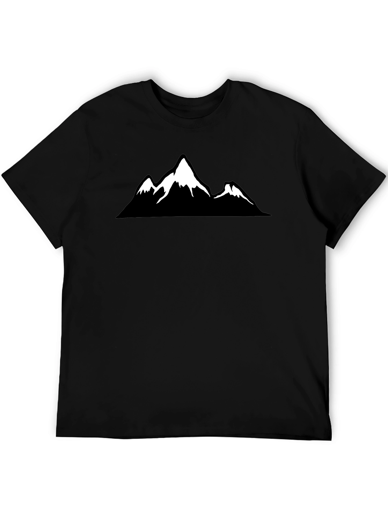 Mountain Graphic Black T-Shirt - Adventure Ready
