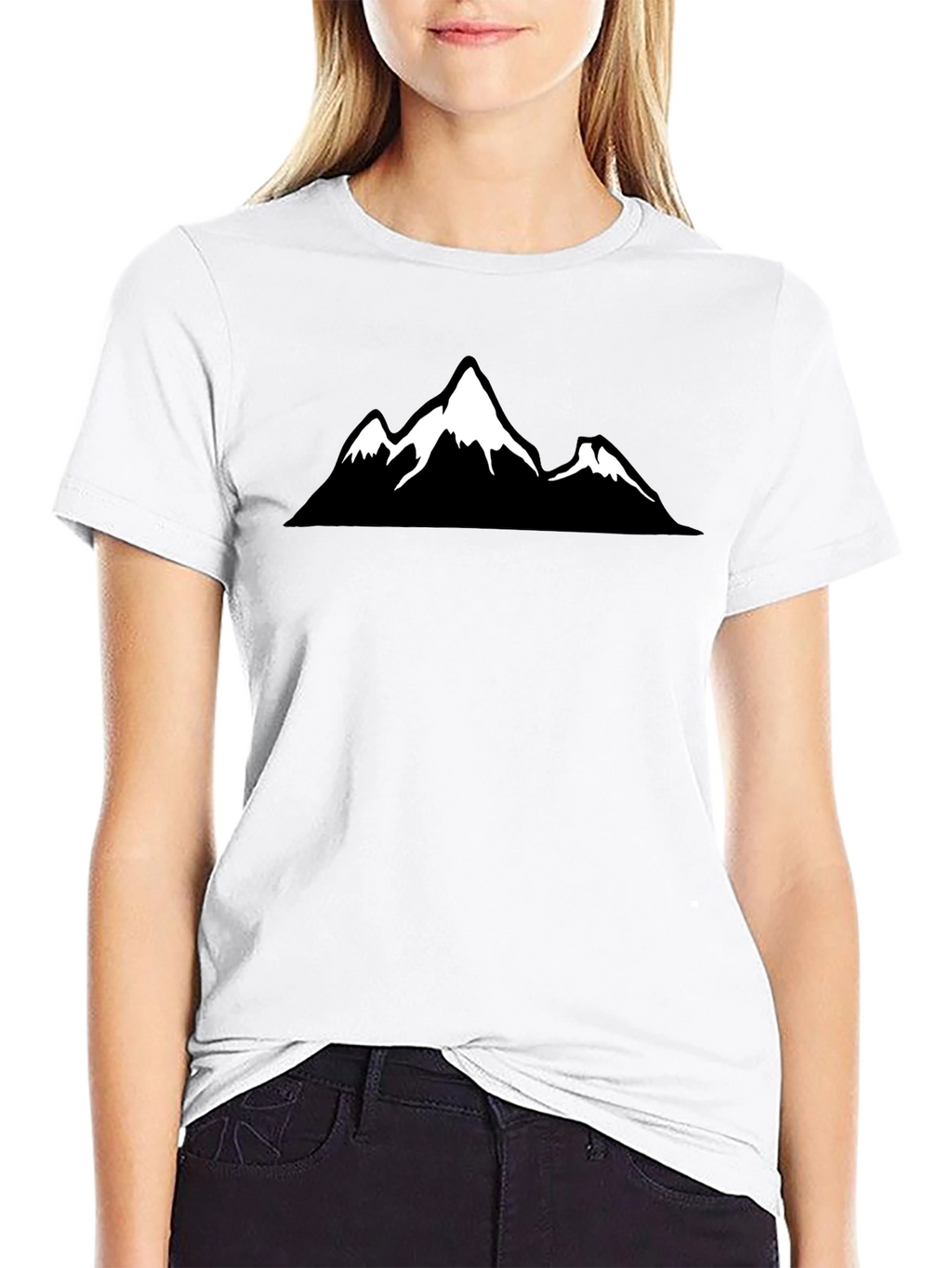 Mountain Graphic Black T-Shirt - Adventure Ready