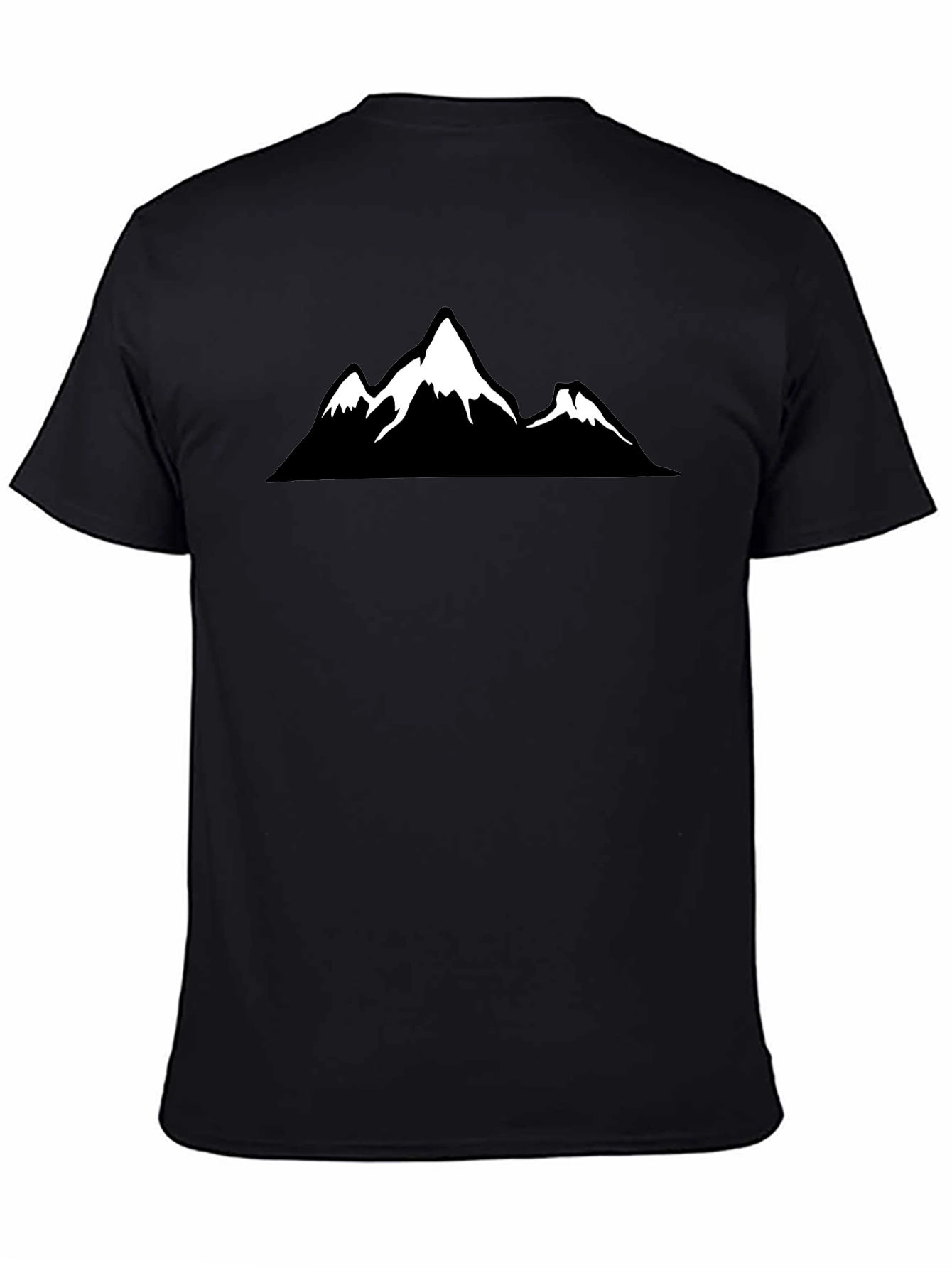 Mountain Graphic Black T-Shirt - Adventure Ready