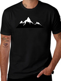 Mountain Graphic Black T-Shirt - Adventure Ready