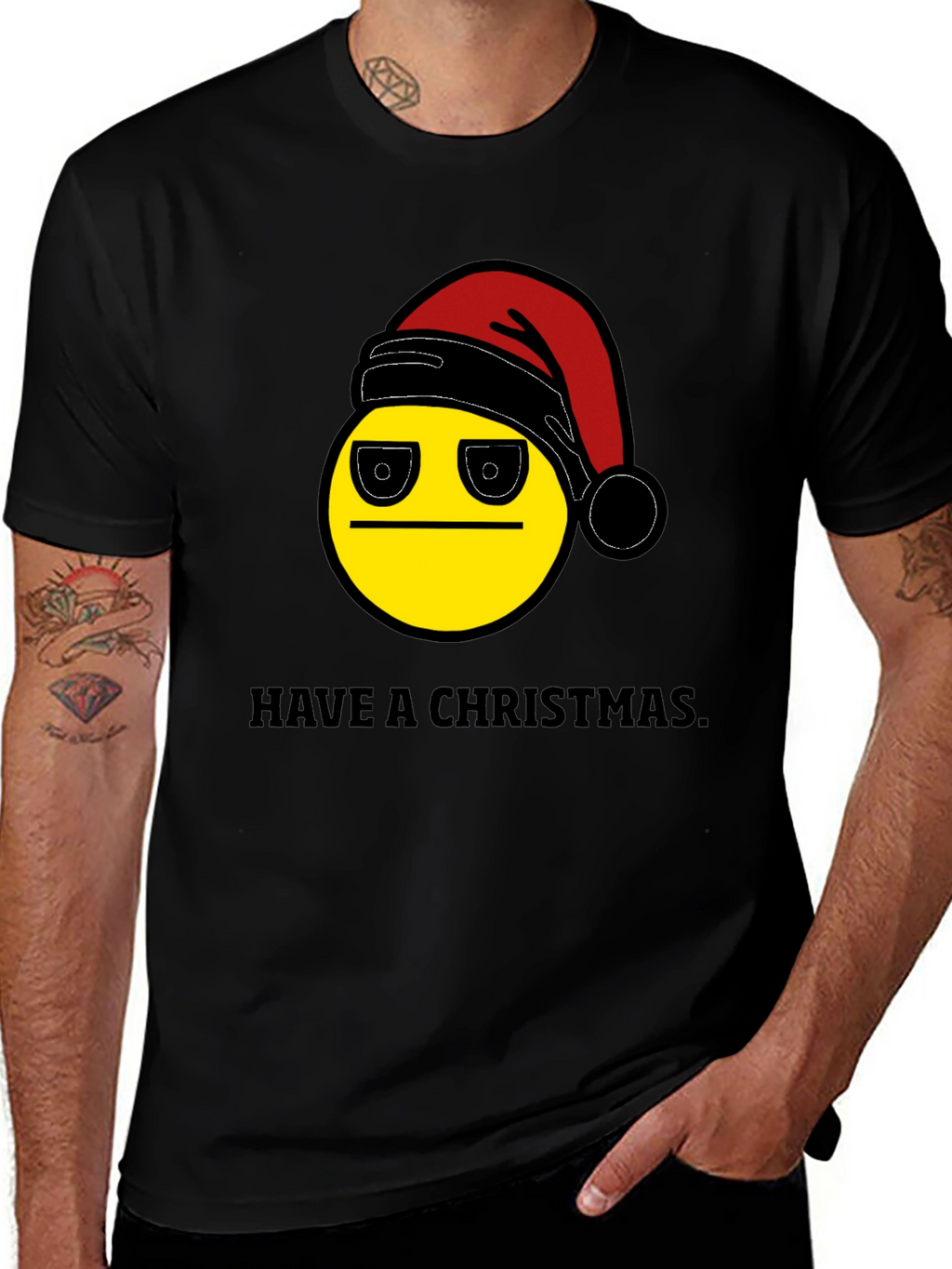 Have A Christmas Grumpy Emoji T-Shirt