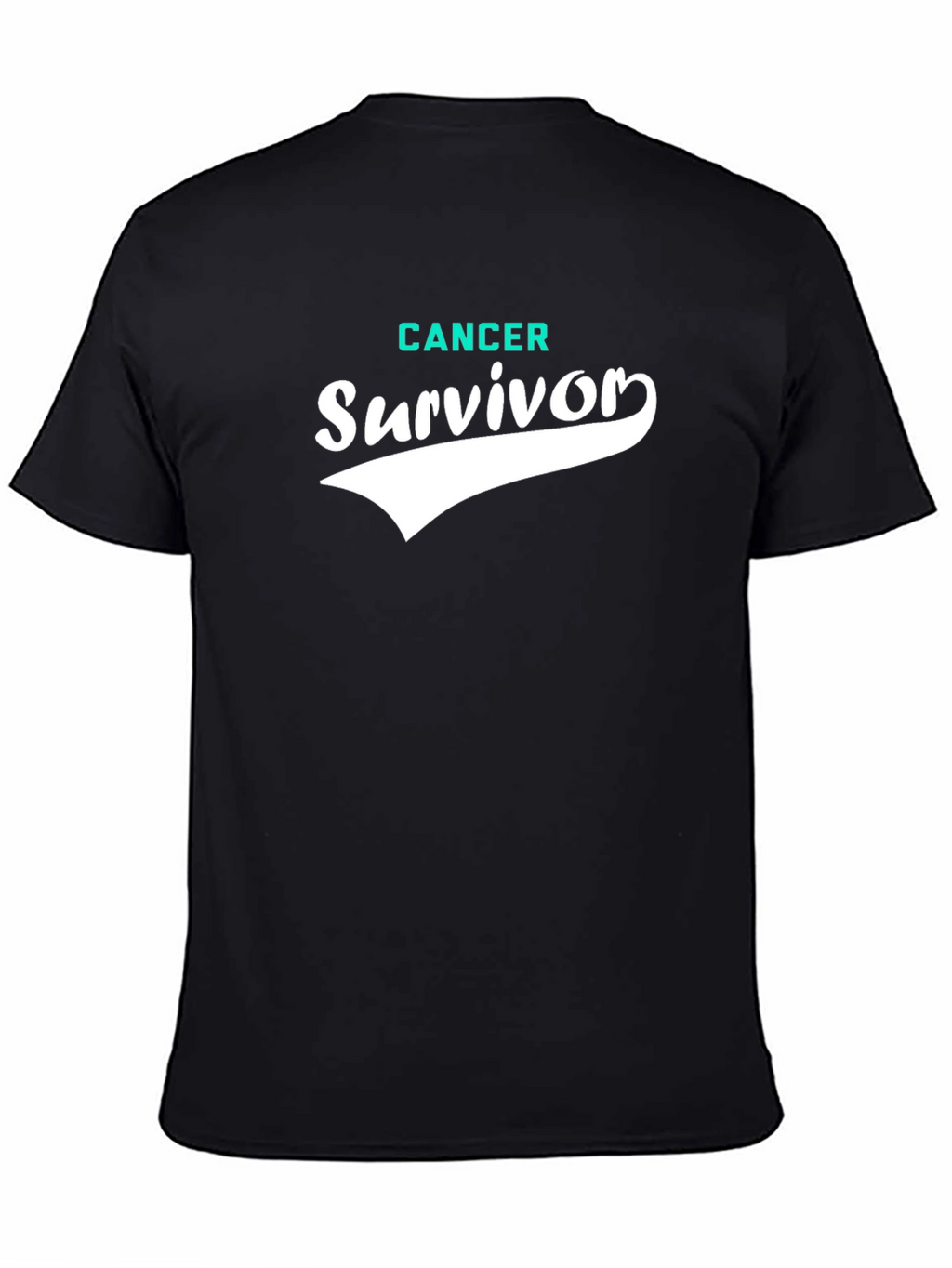 Cancer Survivor Graphic Tee - Black