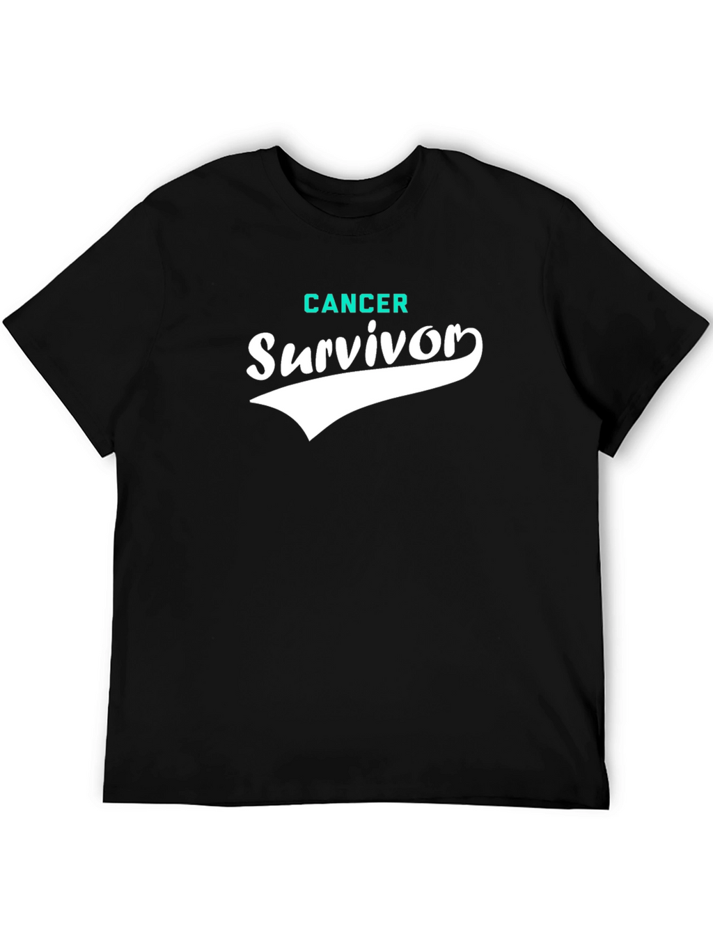 Cancer Survivor Graphic Tee - Black