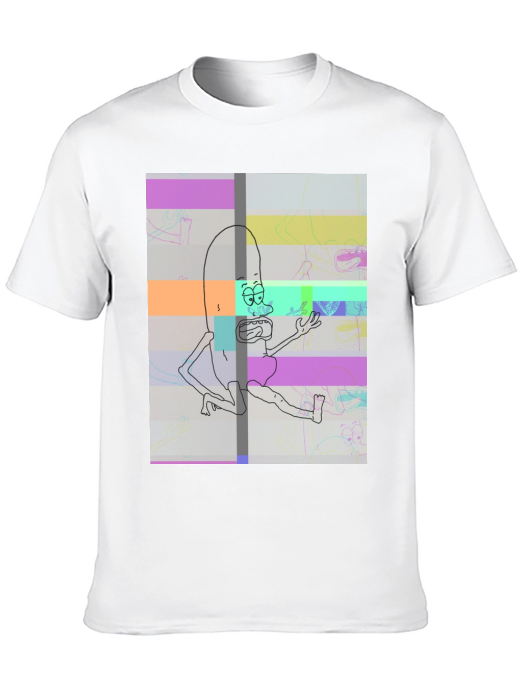 Pickle Rick Glitch T-Shirt