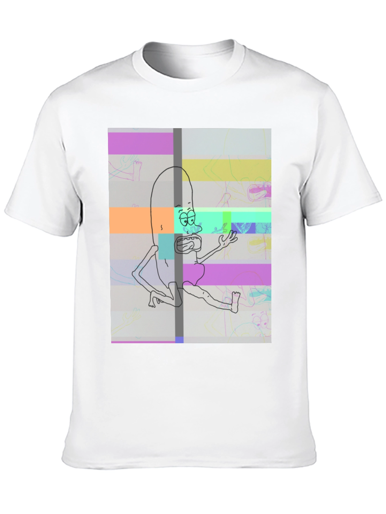 Pickle Rick Glitch T-Shirt