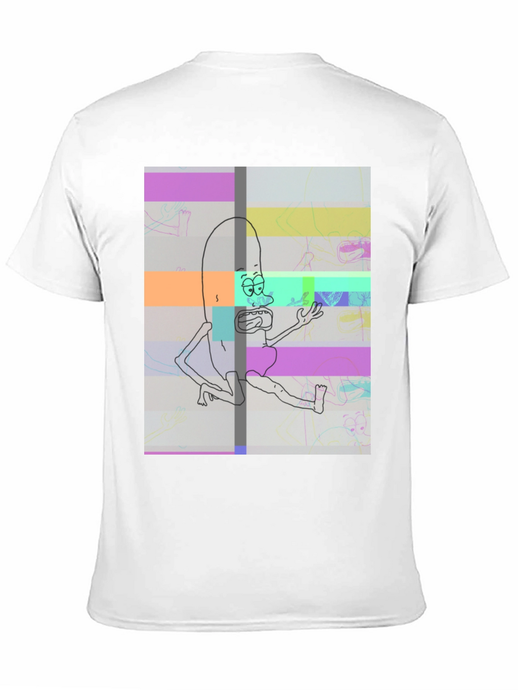 Pickle Rick Glitch T-Shirt