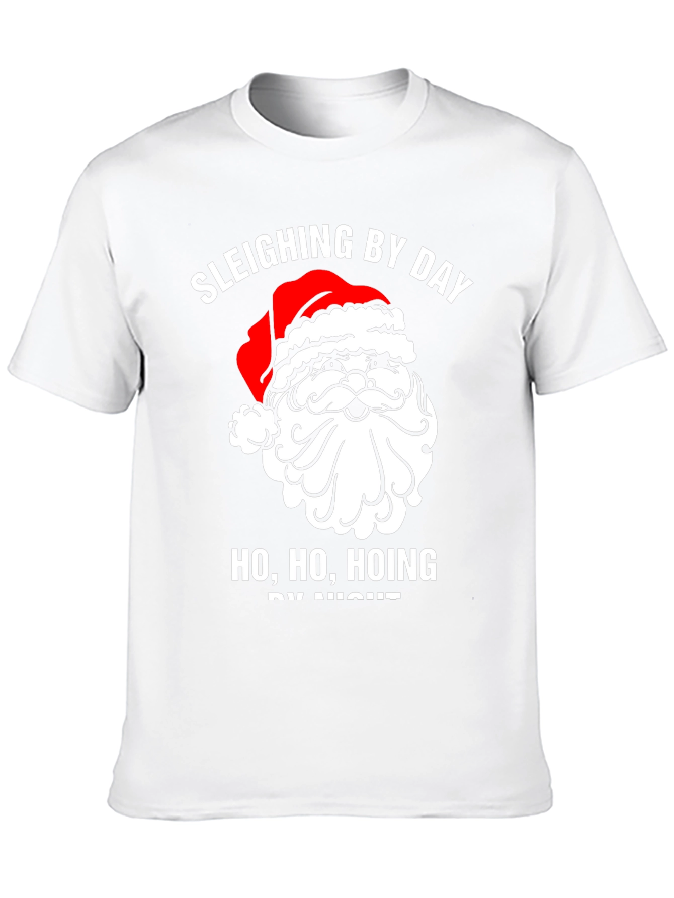 Sleighing By Day Santa Graphic Tee