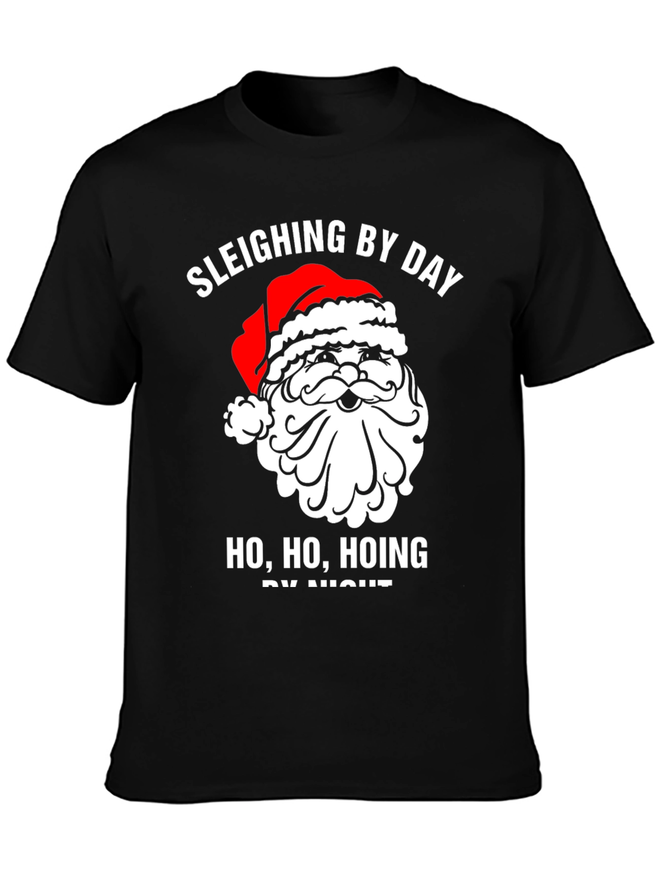 Sleighing By Day Santa Graphic Tee