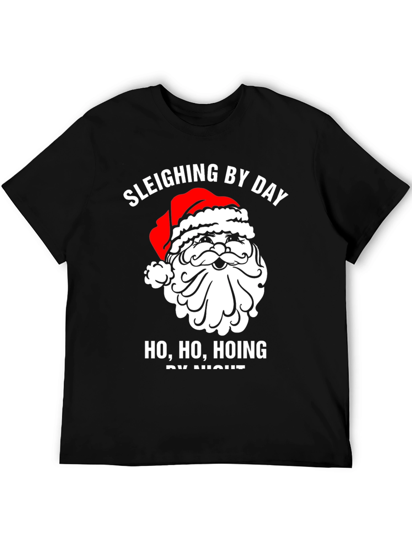 Sleighing By Day Santa Graphic Tee