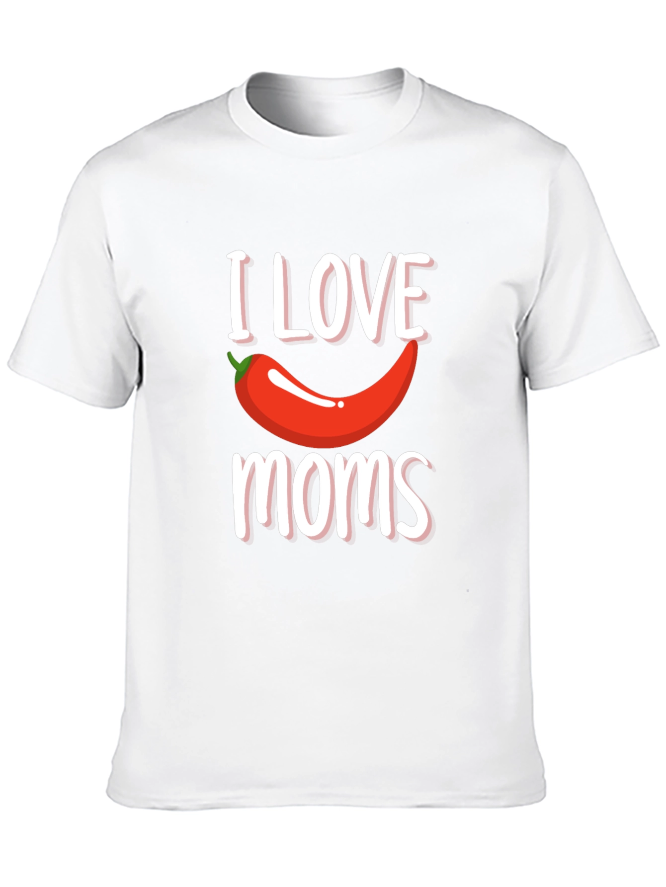 I Love Chili Pepper Moms Graphic Tee