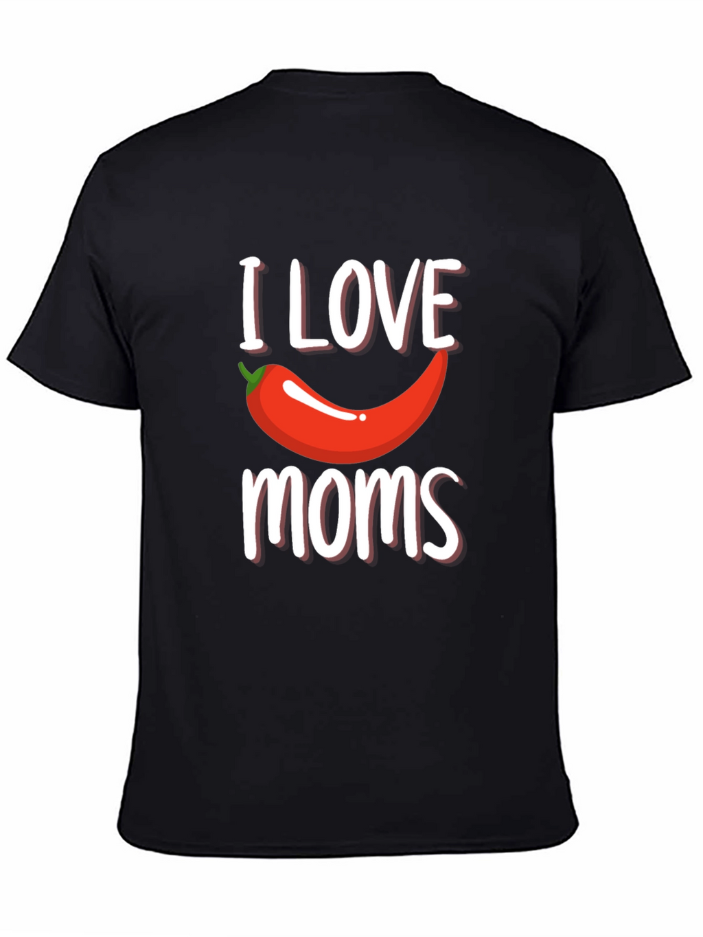 I Love Chili Pepper Moms Graphic Tee