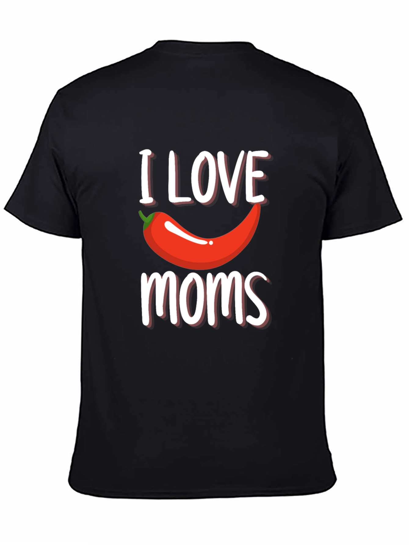 I Love Chili Pepper Moms Graphic Tee