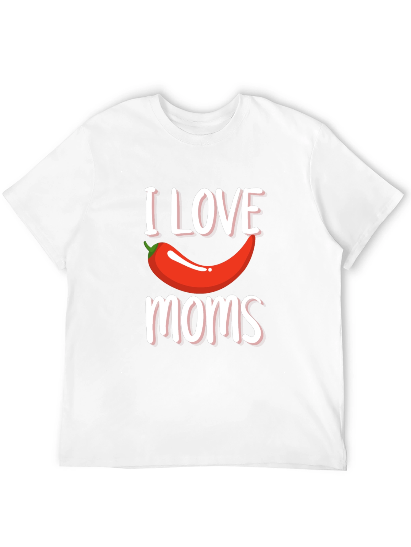 I Love Chili Pepper Moms Graphic Tee