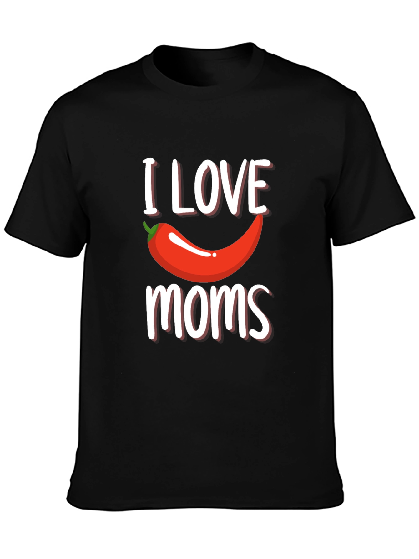 I Love Chili Pepper Moms Graphic Tee