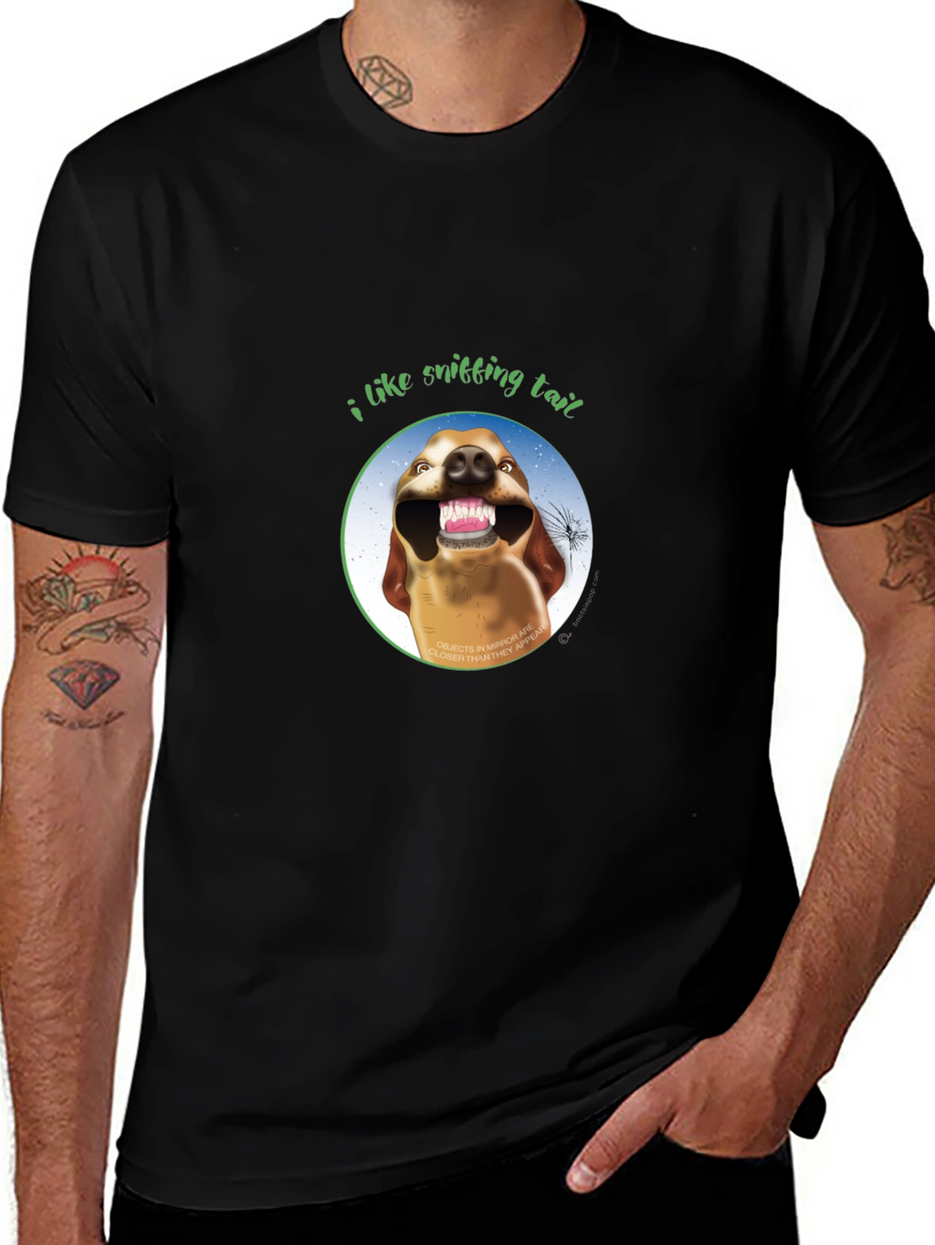 I Like Sniffing Tail Funny Dog T-Shirt
