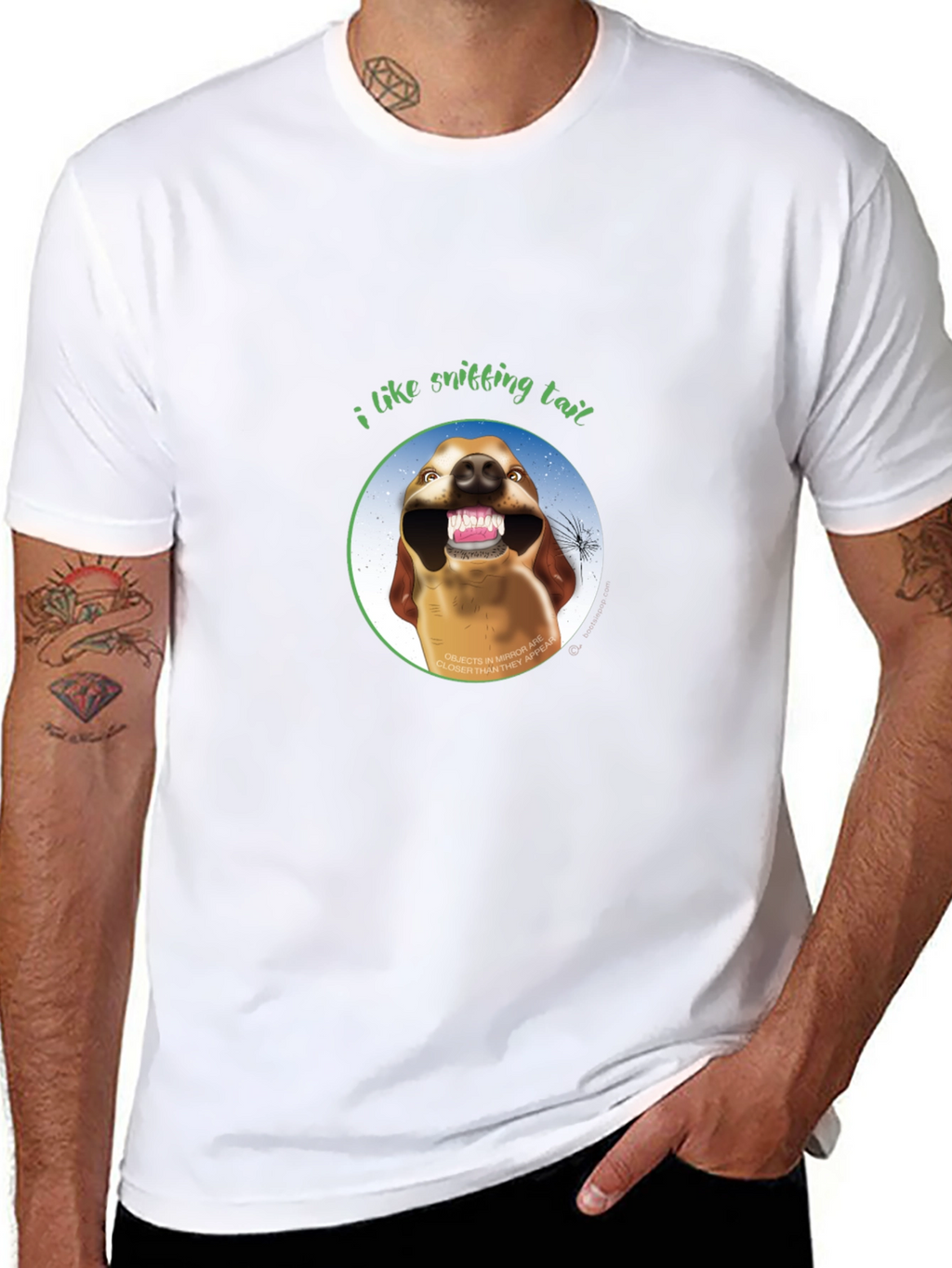 I Like Sniffing Tail Funny Dog T-Shirt