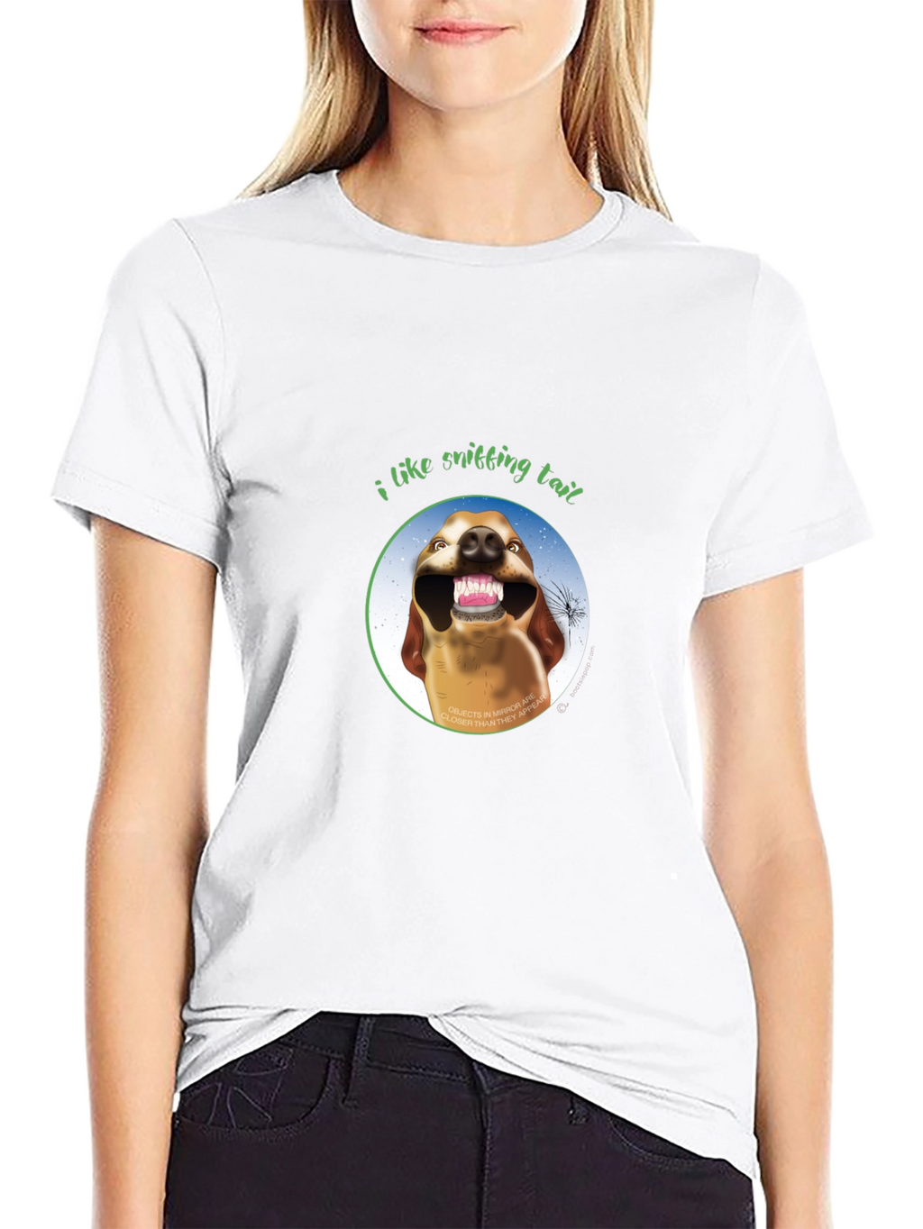 I Like Sniffing Tail Funny Dog T-Shirt