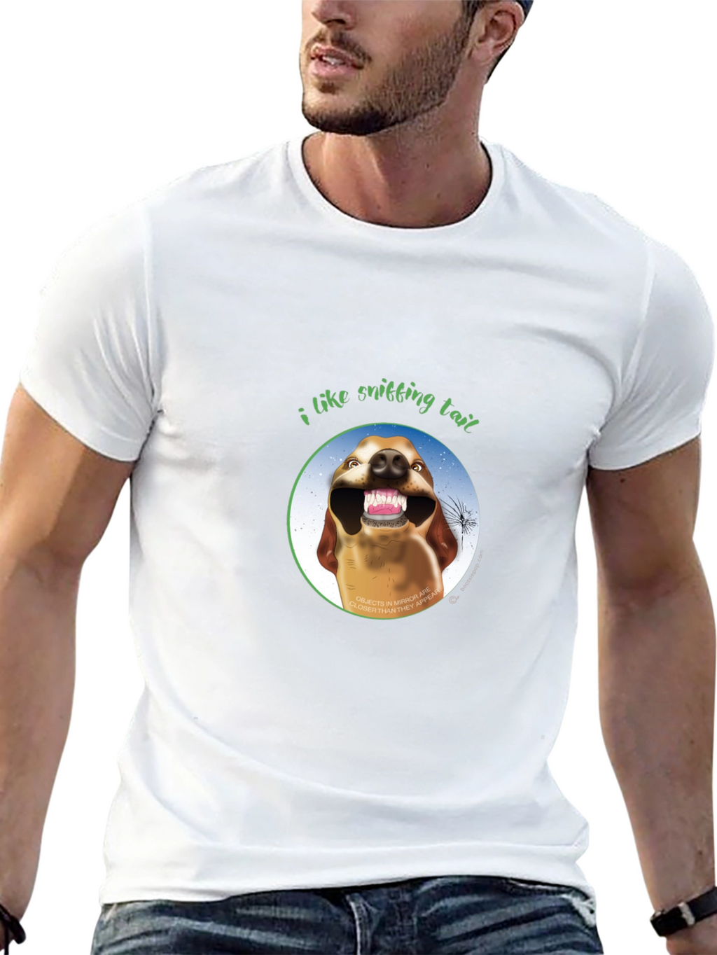 I Like Sniffing Tail Funny Dog T-Shirt