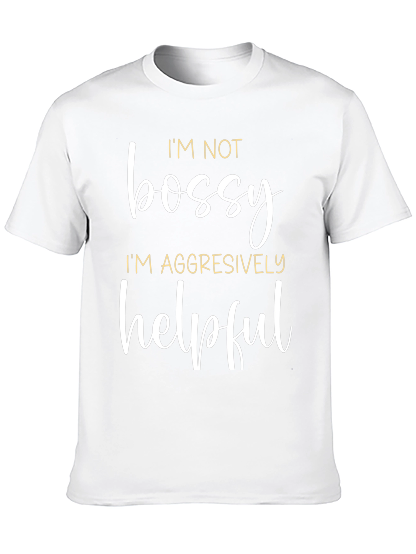 Funny Im Not Bossy Graphic Tee