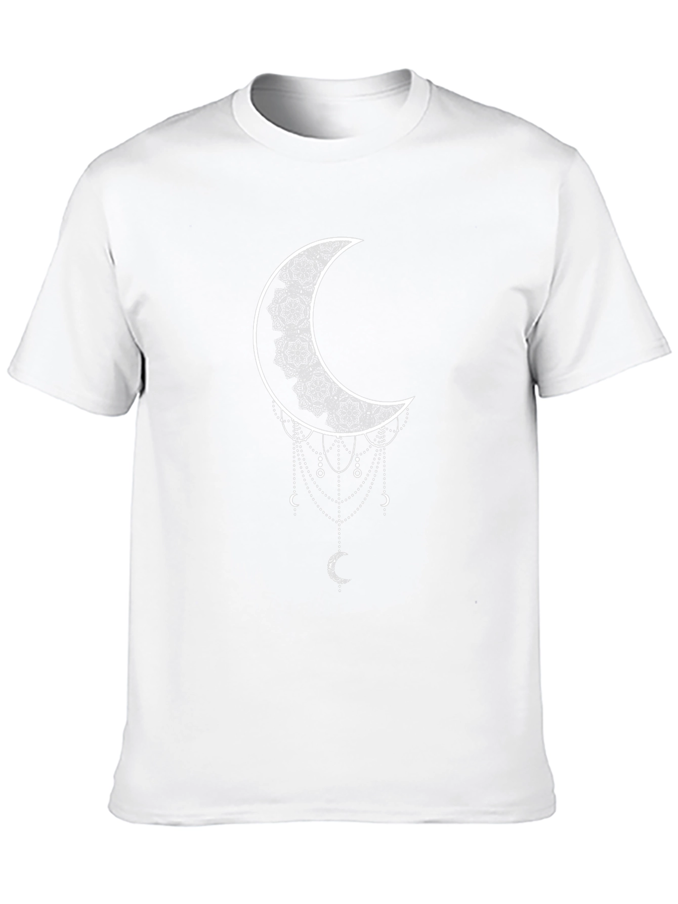 Crescent Moon Graphic Black T-Shirt