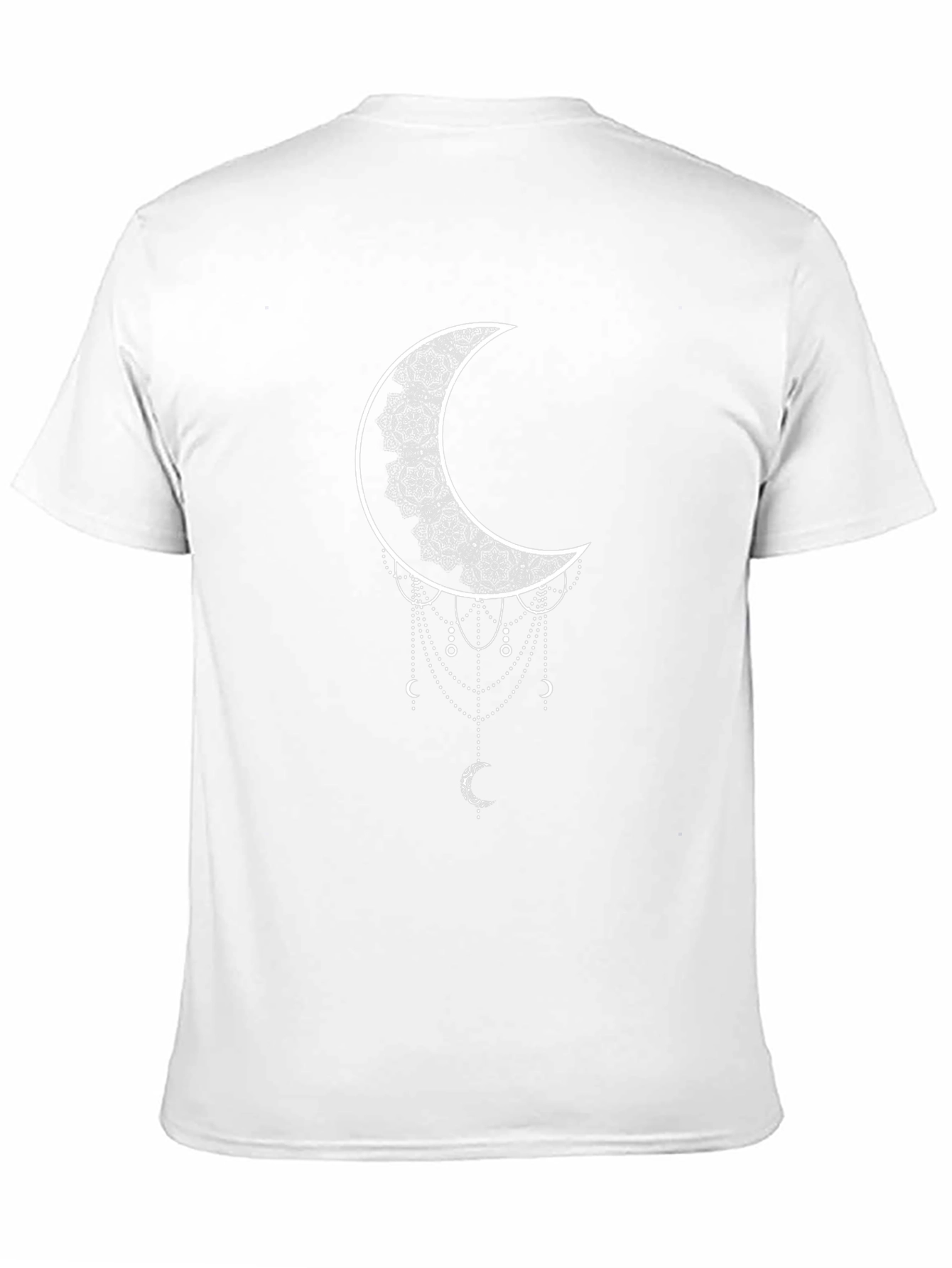 Crescent Moon Graphic Black T-Shirt
