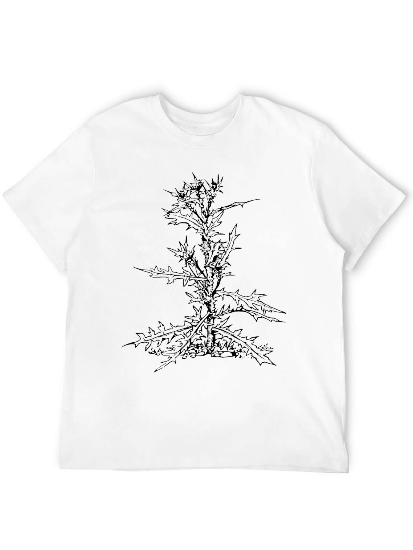 Black Thistle Graphic T-Shirt for Men