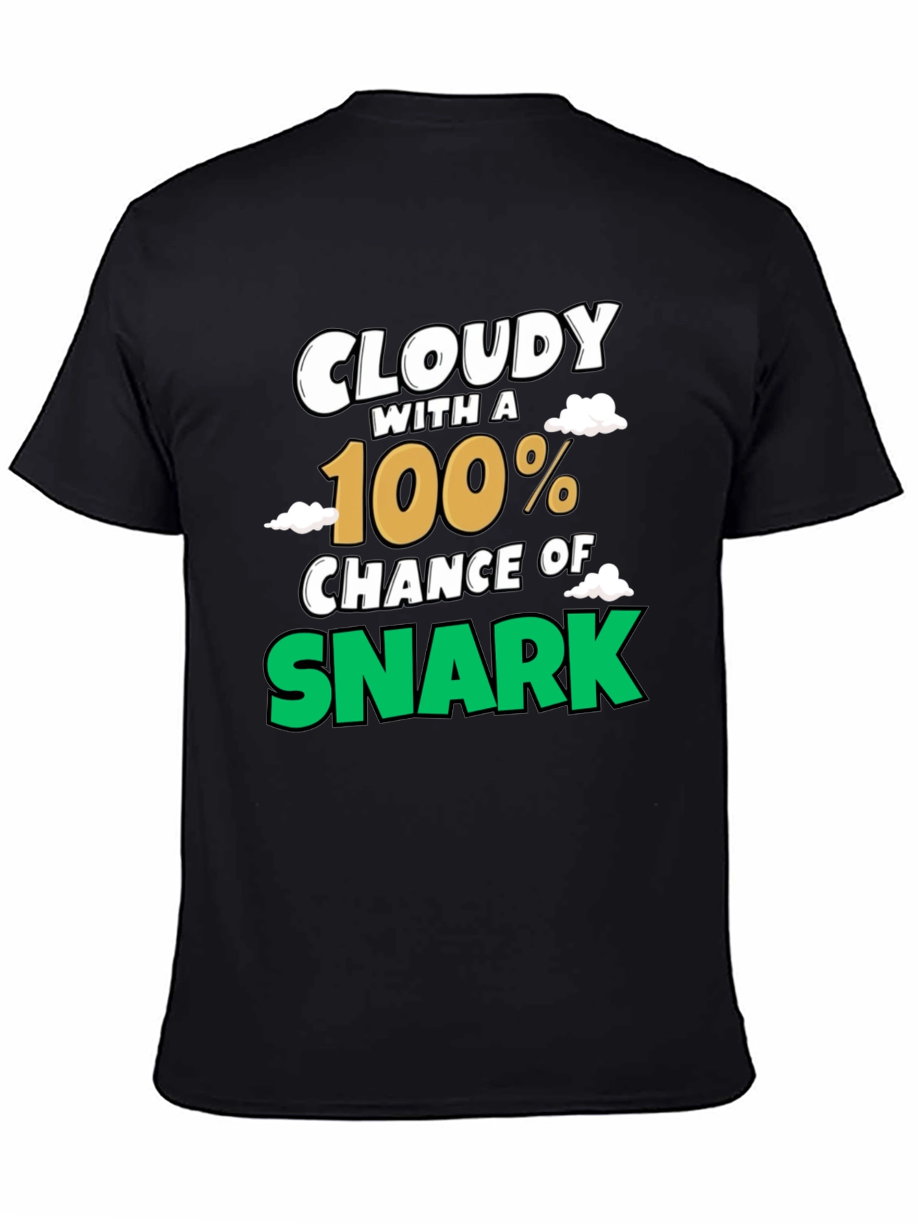 Cloudy with a 100% Chance of Snark Graphic Tee