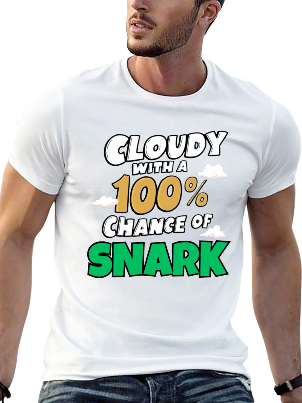 Cloudy with a 100% Chance of Snark Graphic Tee