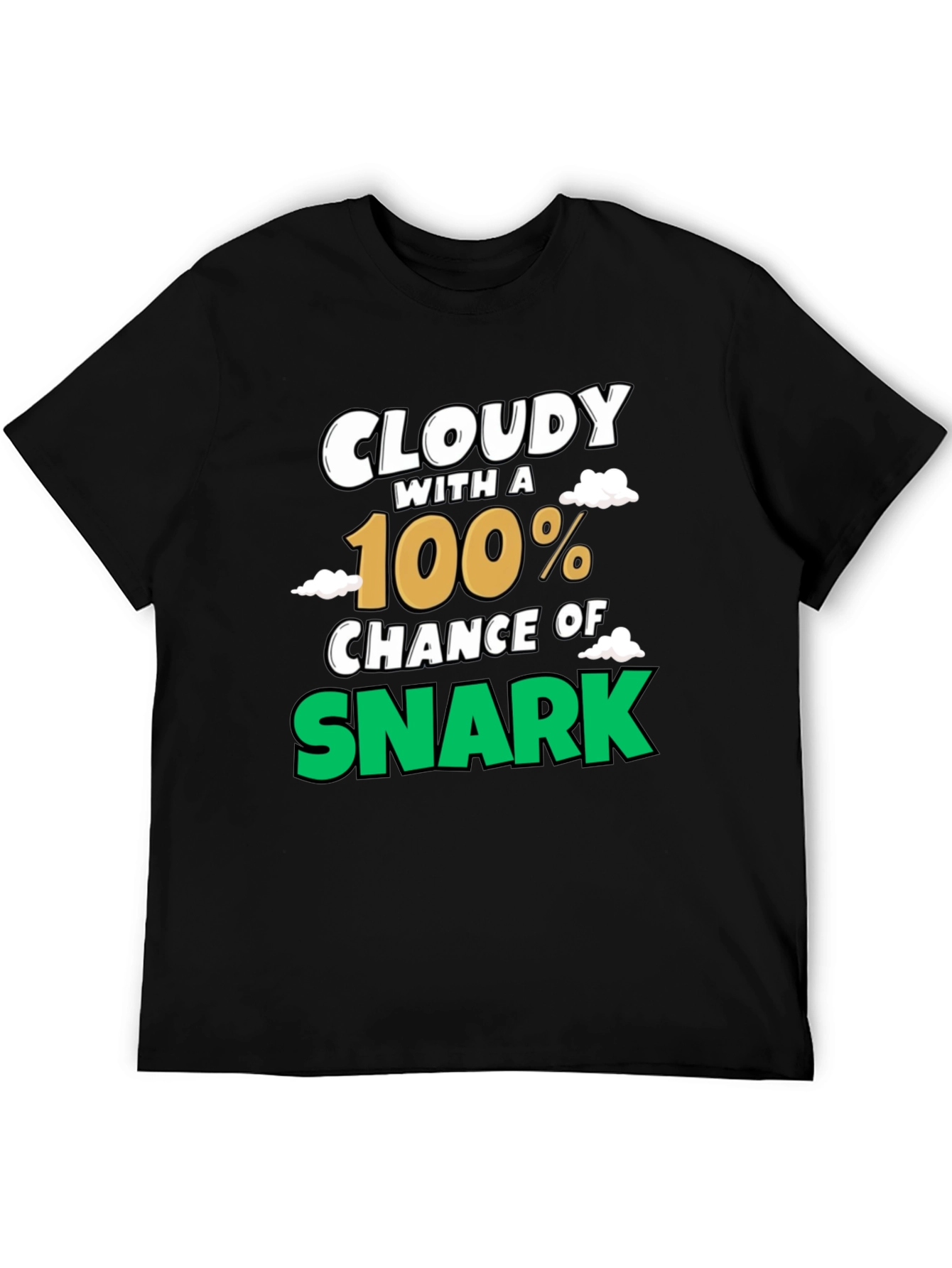 Cloudy with a 100% Chance of Snark Graphic Tee