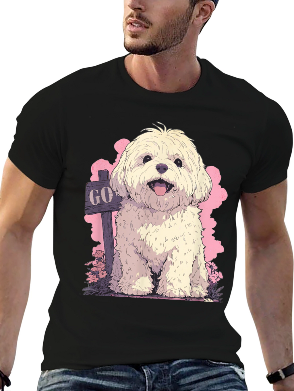 Cute Dog T-Shirt - GO!