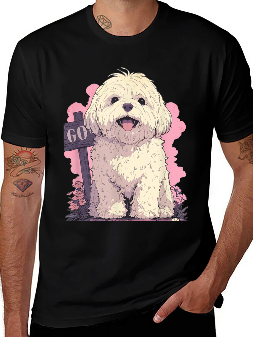 Cute Dog T-Shirt - GO!