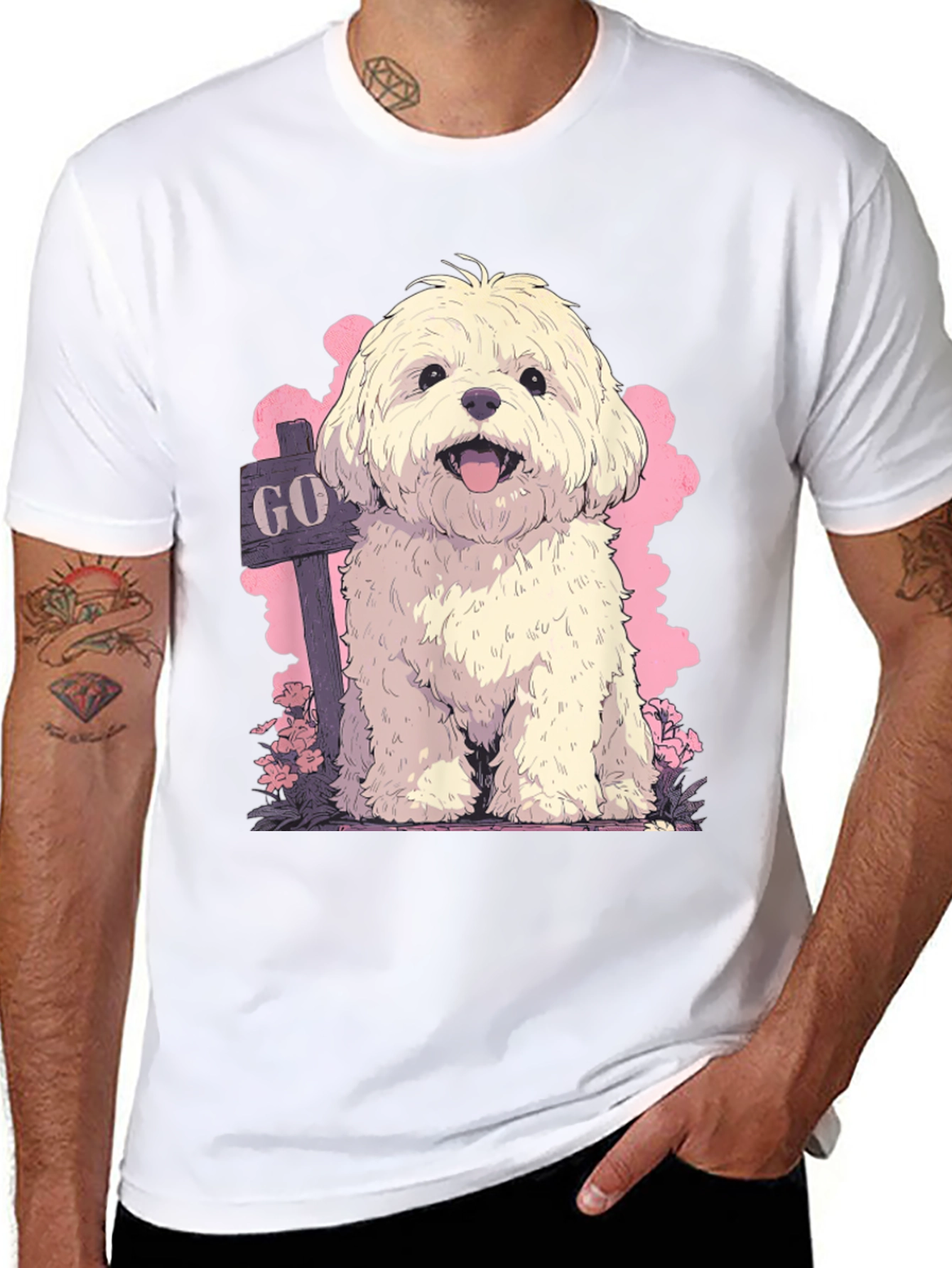 Cute Dog T-Shirt - GO!