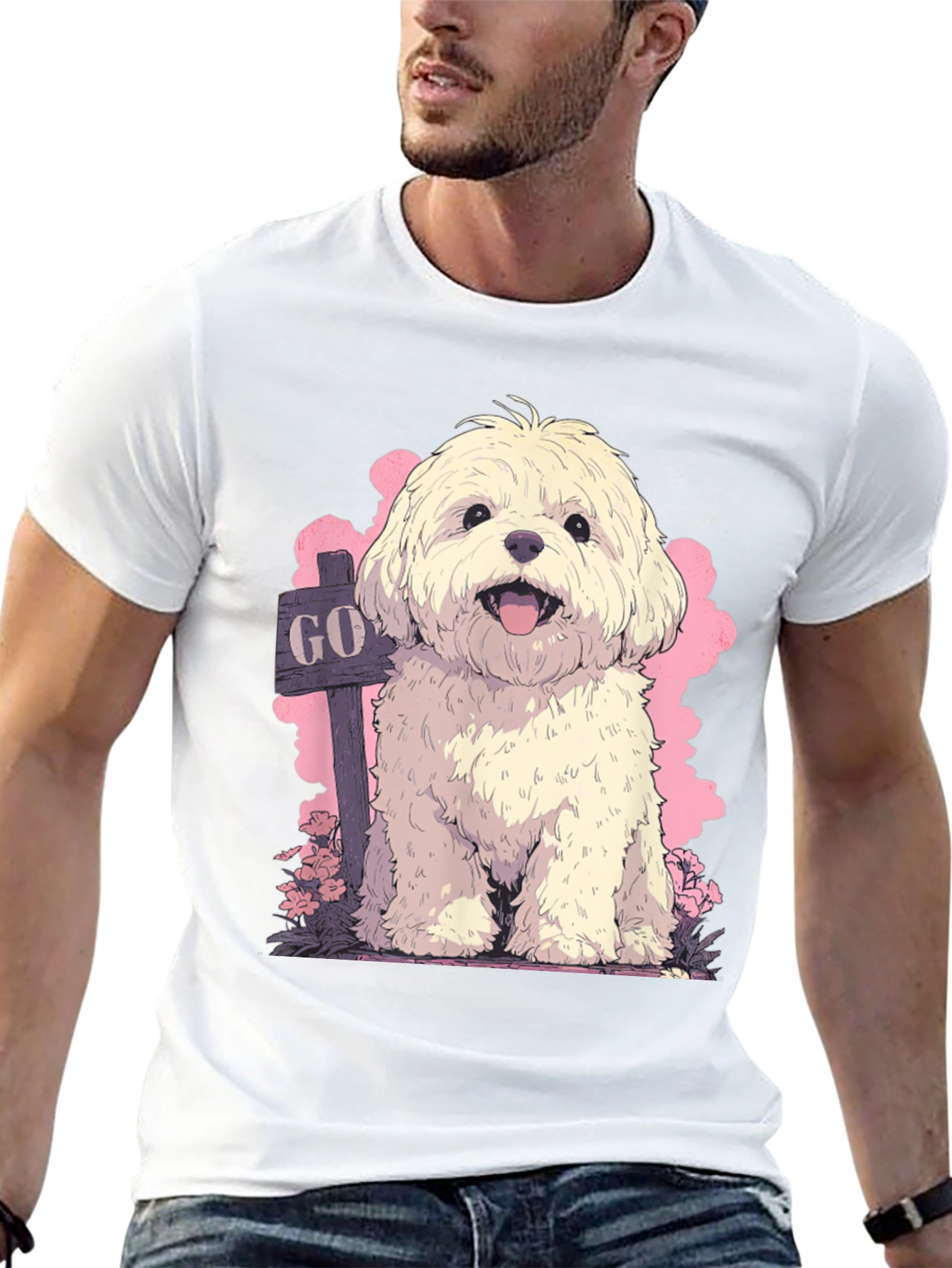 Cute Dog T-Shirt - GO!