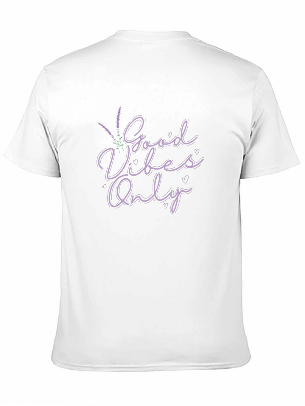 Good Vibes Only Lavender Graphic Tee