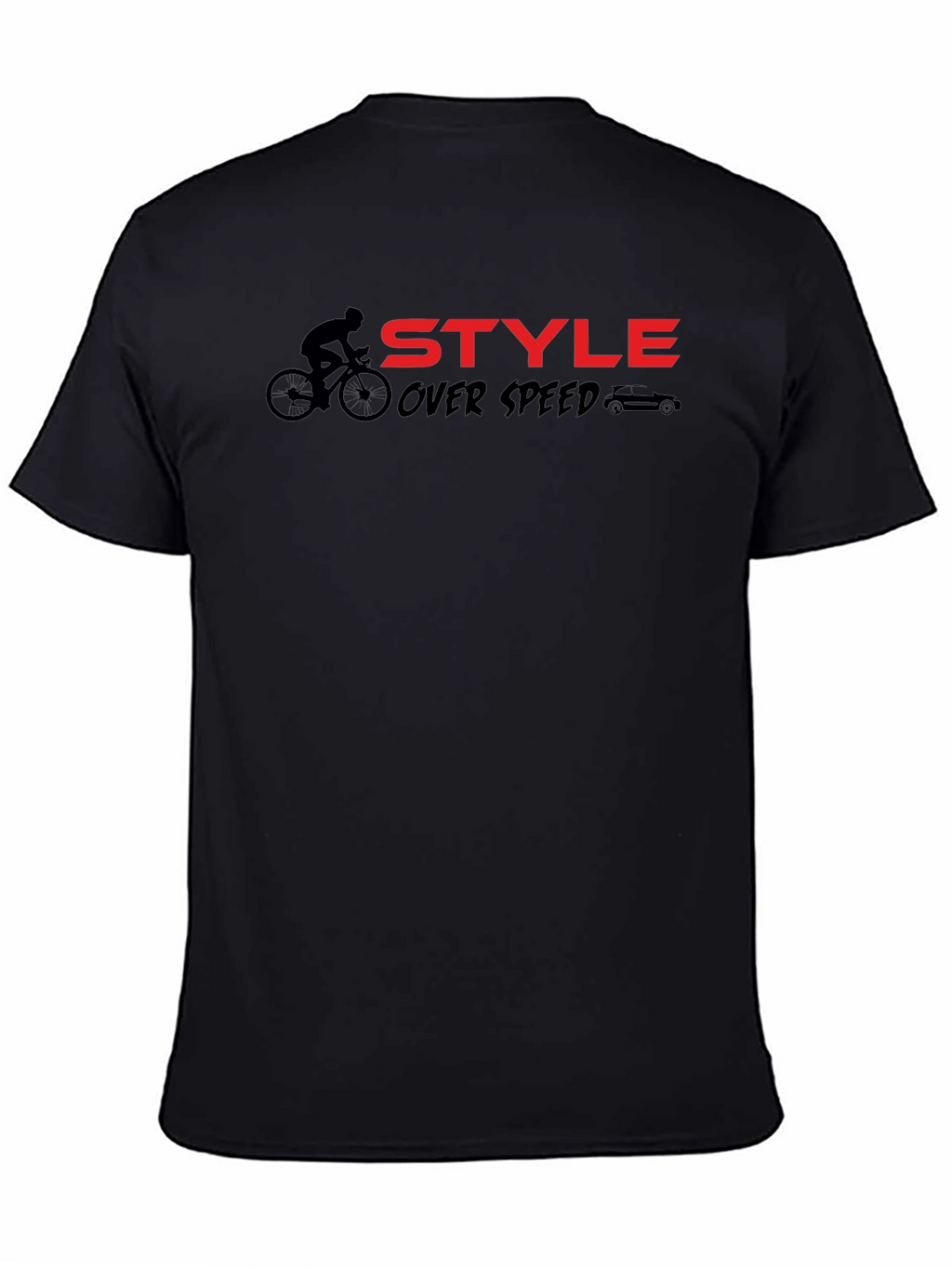 Style Over Speed Graphic Tee - Black