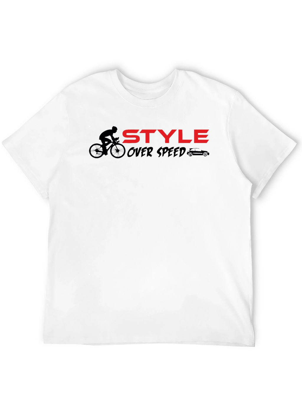 Style Over Speed Graphic Tee - Black