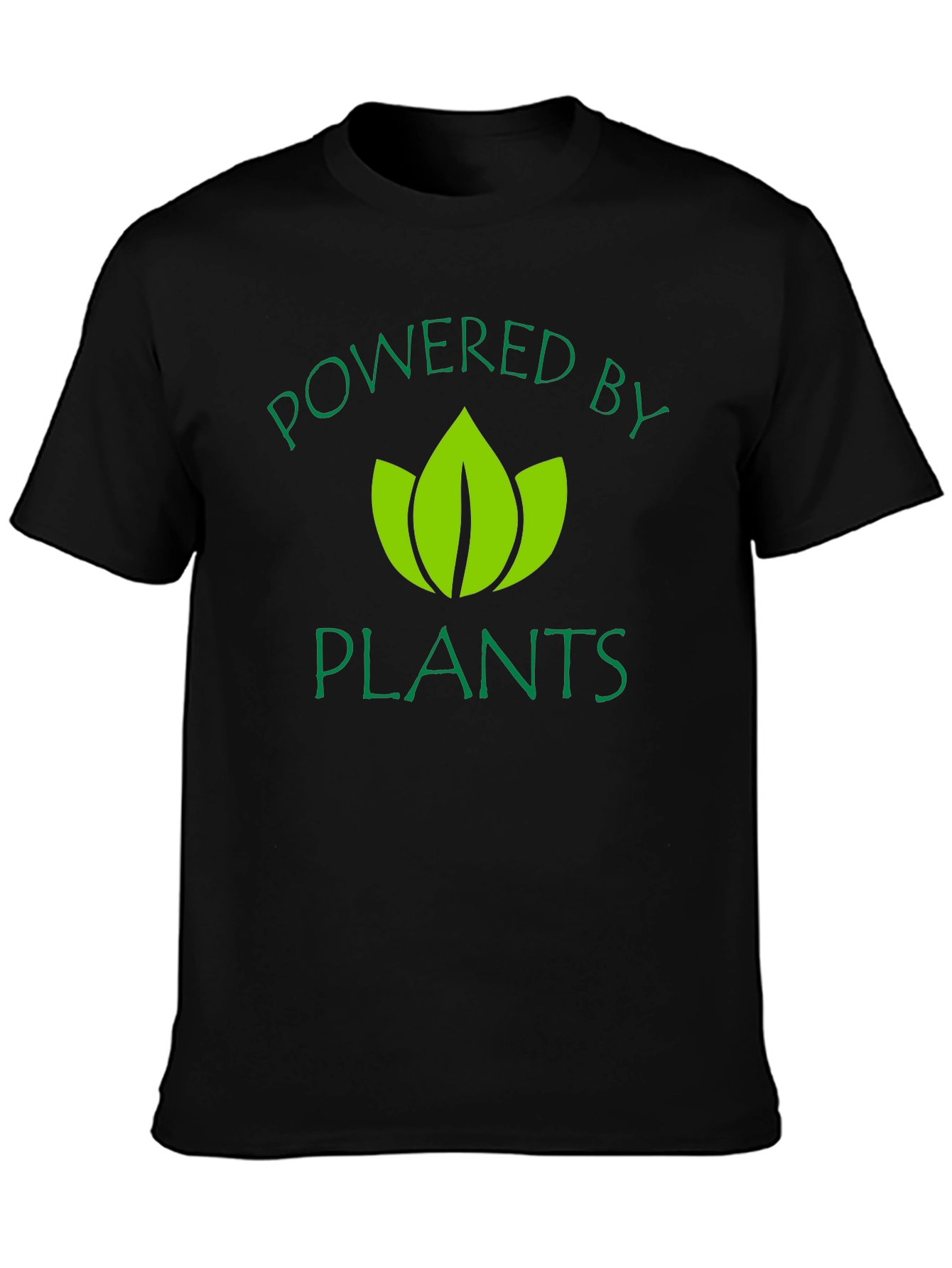 Powered by Plants Graphic T-Shirt - Black