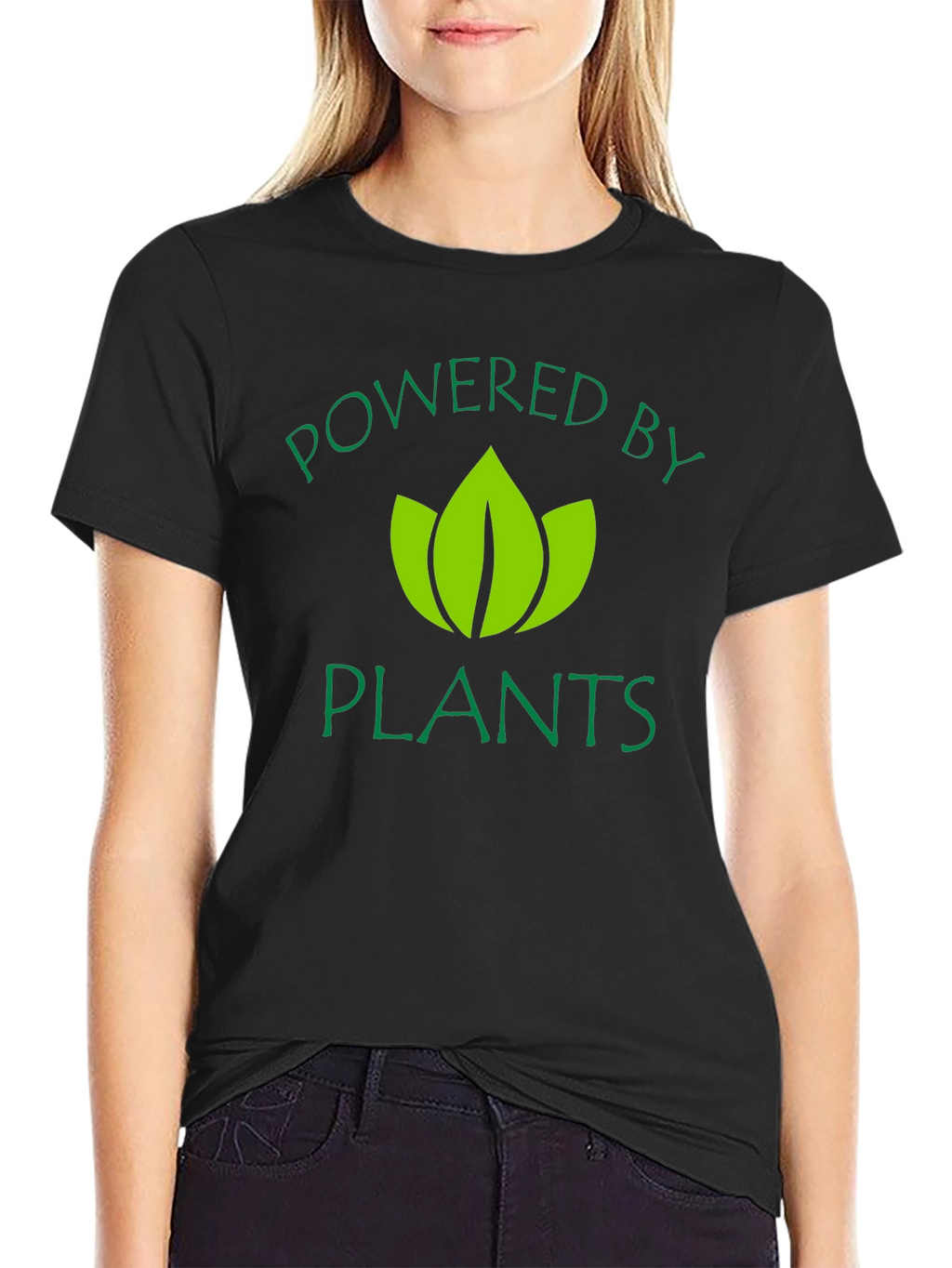 Powered by Plants Graphic T-Shirt - Black