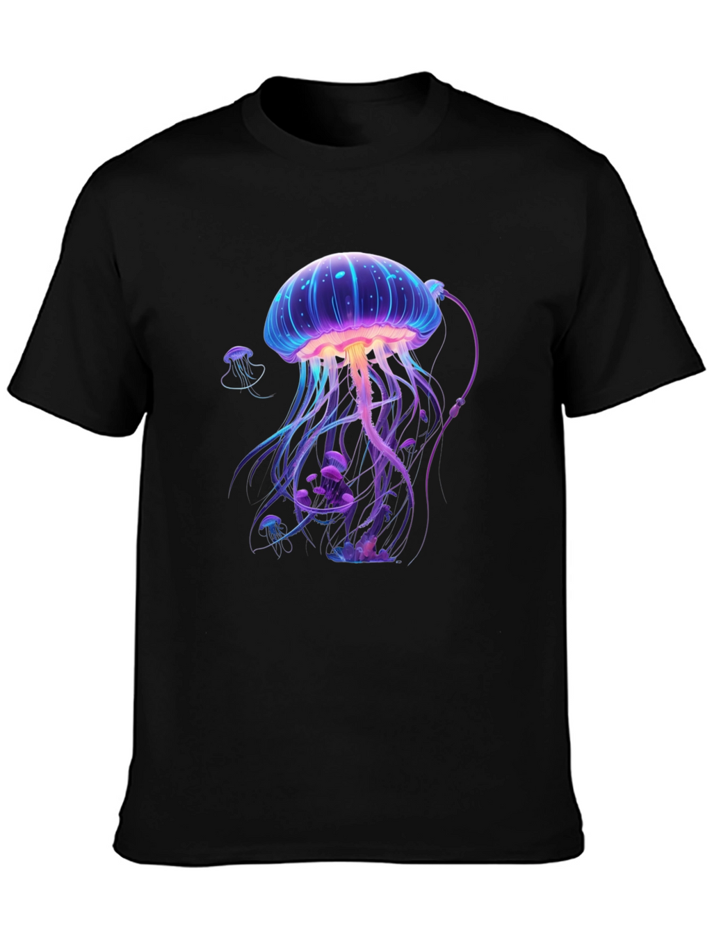 Jellyfish Graphic T-Shirt - Unique Neon Design