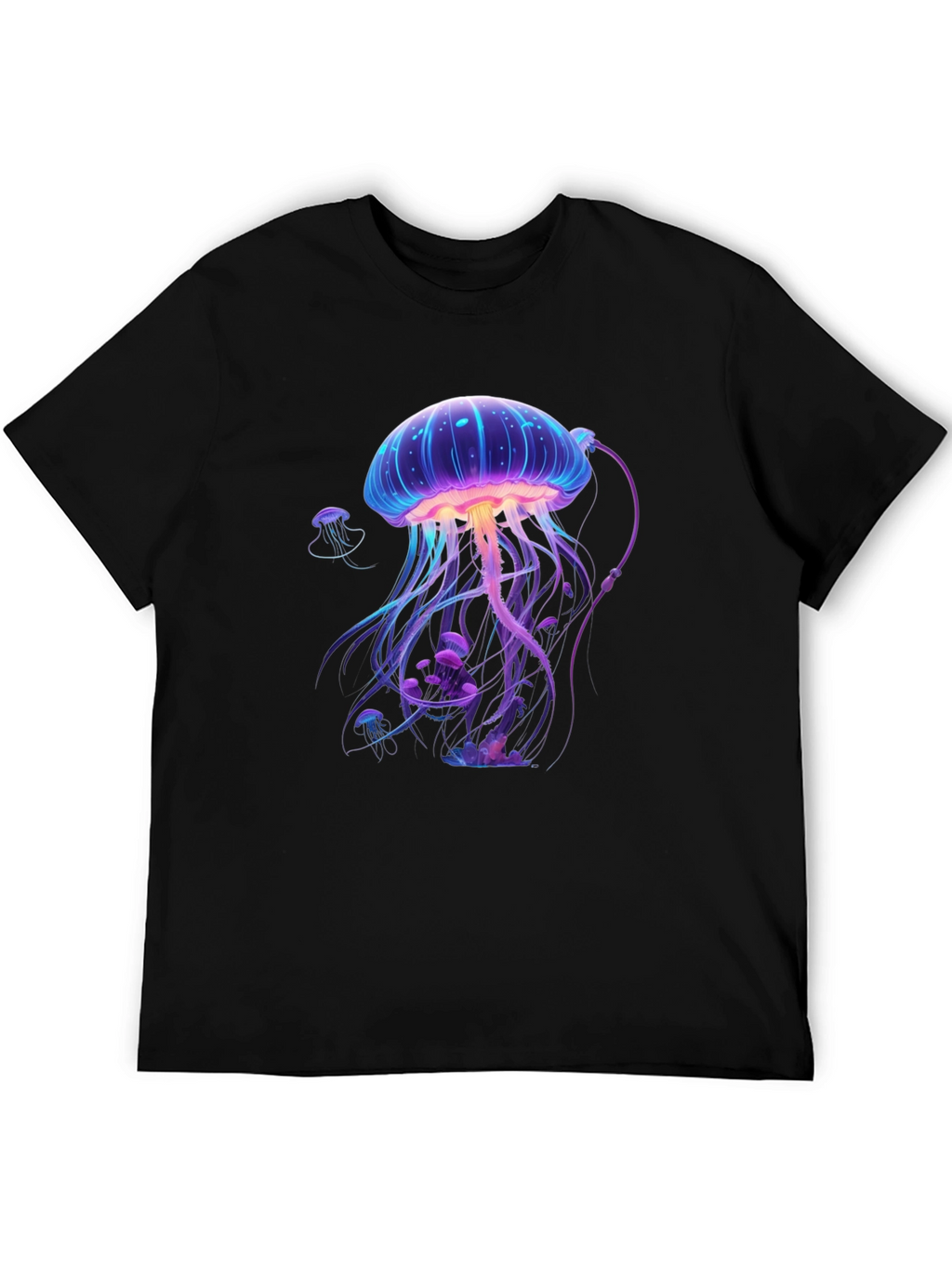Jellyfish Graphic T-Shirt - Unique Neon Design