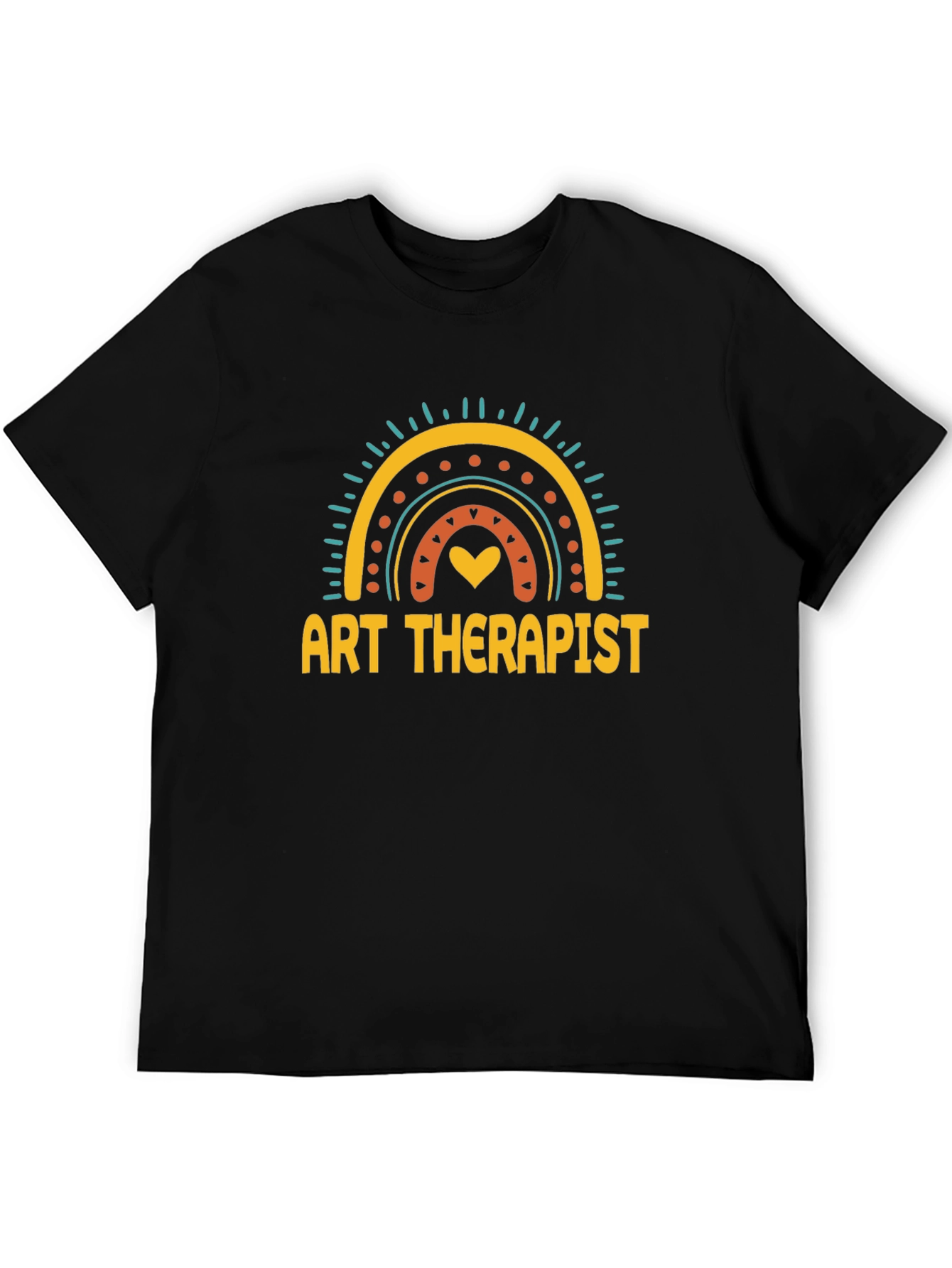 Art Therapist Rainbow Graphic T-Shirt - Unisex