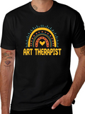 Art Therapist Rainbow Graphic T-Shirt - Unisex